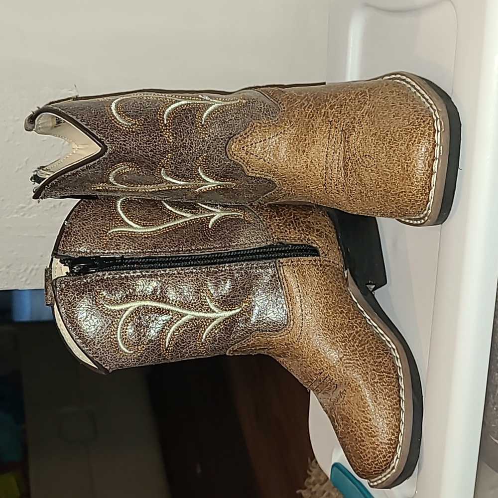 Toddler boy old west boot